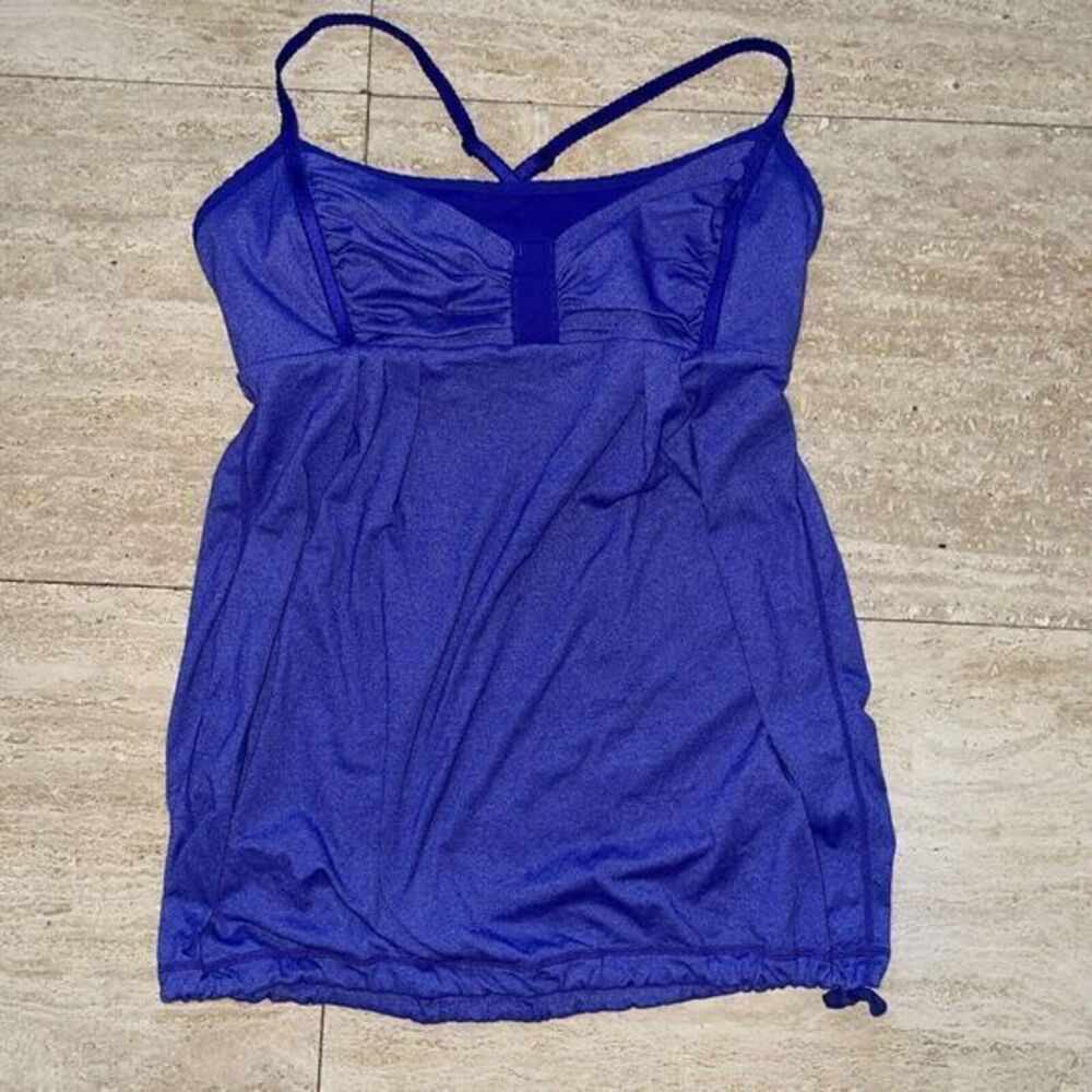 lululemon Tank pigment blue 8 Ruched Front‎